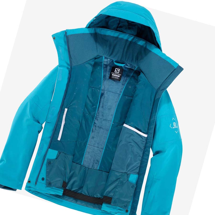 Salomon SPEED INSULATED Kabát Női Kék | HU 3184AHK